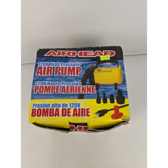 Airhead 120V High Pressure Super Pump 5 Adapters 3.0PSI NEW - Picture 5 of 10